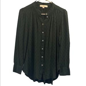 Forest green LOFT button up